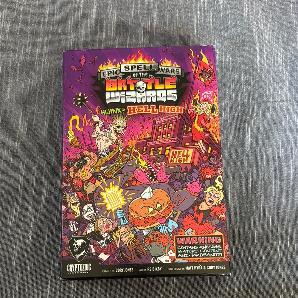 Epic Spell Wars of the Battle Wizards: Hijinx at Hell High Board Game
